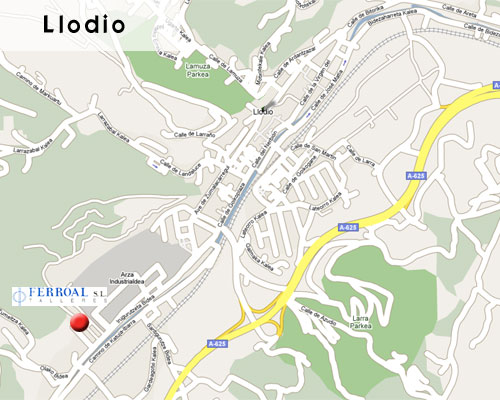 Mapa de localizaci&oacute;n de Ferroal S. L.